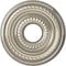 Ekena Millwork Cole PVC Ceiling Medallion (Fits Canopies up to 4 1/4"), Brght Coat Chrome, 13"OD x 3 1/2"ID x 3/4"P CMP13COBCR - alternate 1